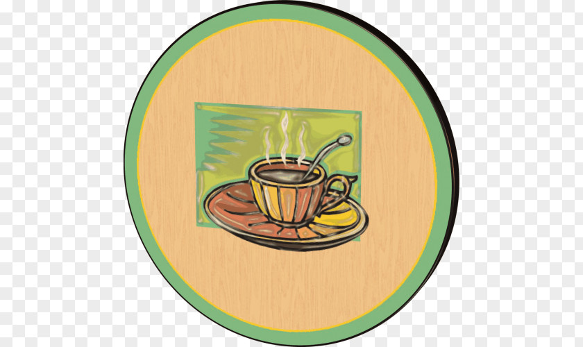 Table Cafe Coffee Cup Douchegordijn PNG