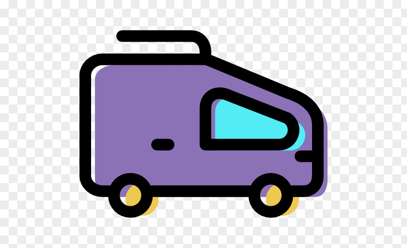 Cartoon Car Delivery Transport Icon PNG