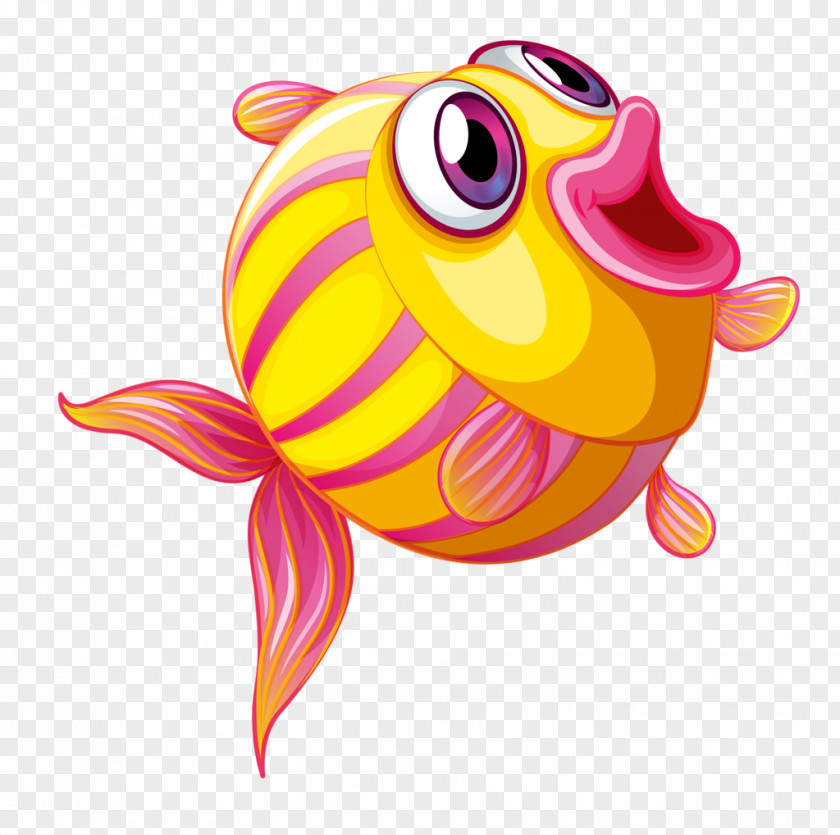 Cartoon Fish Drawing Clip Art PNG