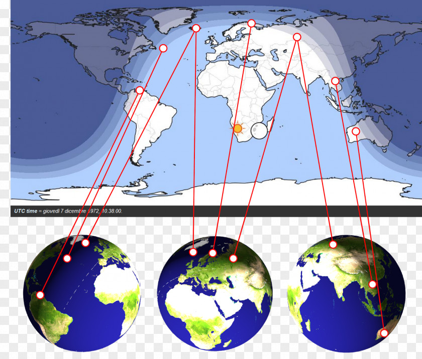 Earth Atmosphere Of The Blue Marble Globe Flat PNG