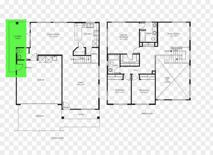 House Floor Plan Paper PNG