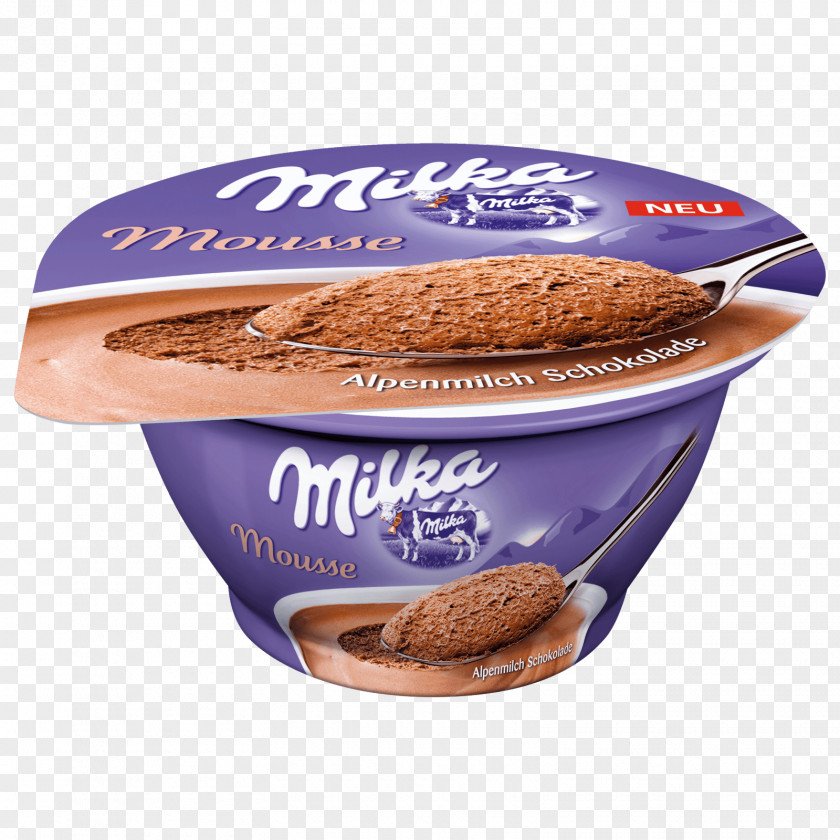 Ice Cream Mousse Milka Chocolate Pudding PNG