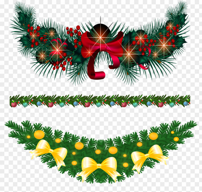 Jean Christmas Tree Garland Ornament Flower PNG