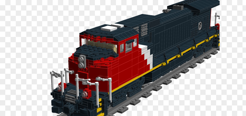 Train Locomotive GE Dash 9-44CW 9 Series Canadian National Railway PNG