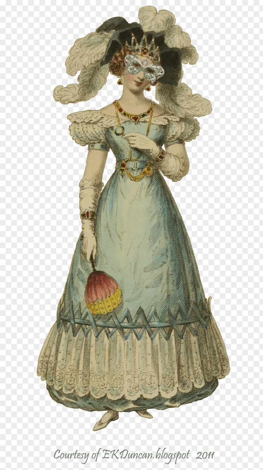 Ball Regency Era Georgian Masquerade Ackermann's Repository Fashion PNG