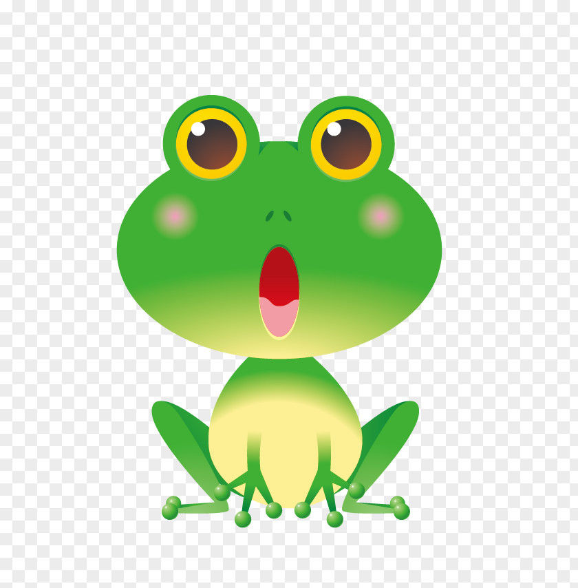 Cartoon Frog Tree Drawing Clip Art PNG