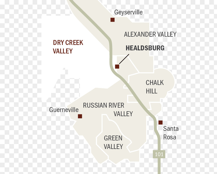 Map Sonoma Healdsburg World Winery PNG