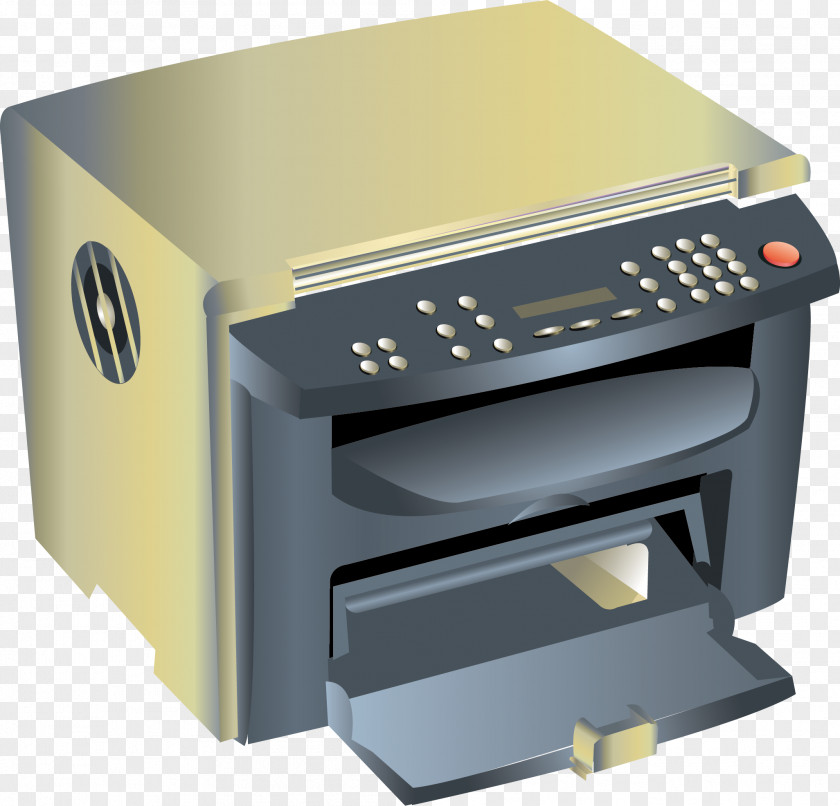 Printer Vector Element Photocopier Office Supplies PNG