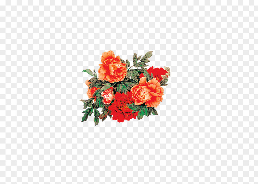Red Peony Moutan Download Clip Art PNG