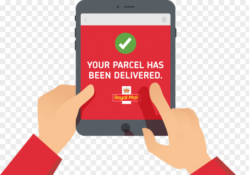 Royal Mail Parcel Smartphone Package Delivery PNG