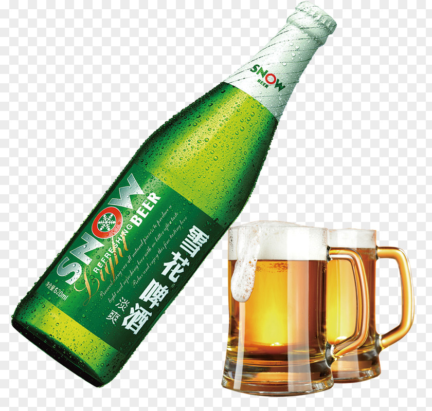 Snow Beer Pictures Cocktail Lager Ice Bottle PNG