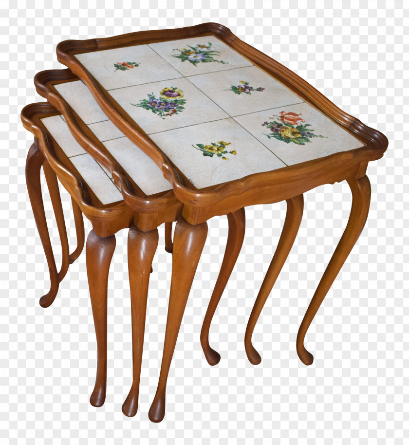 Table Coffee Tables Tile Chairish Living Room PNG