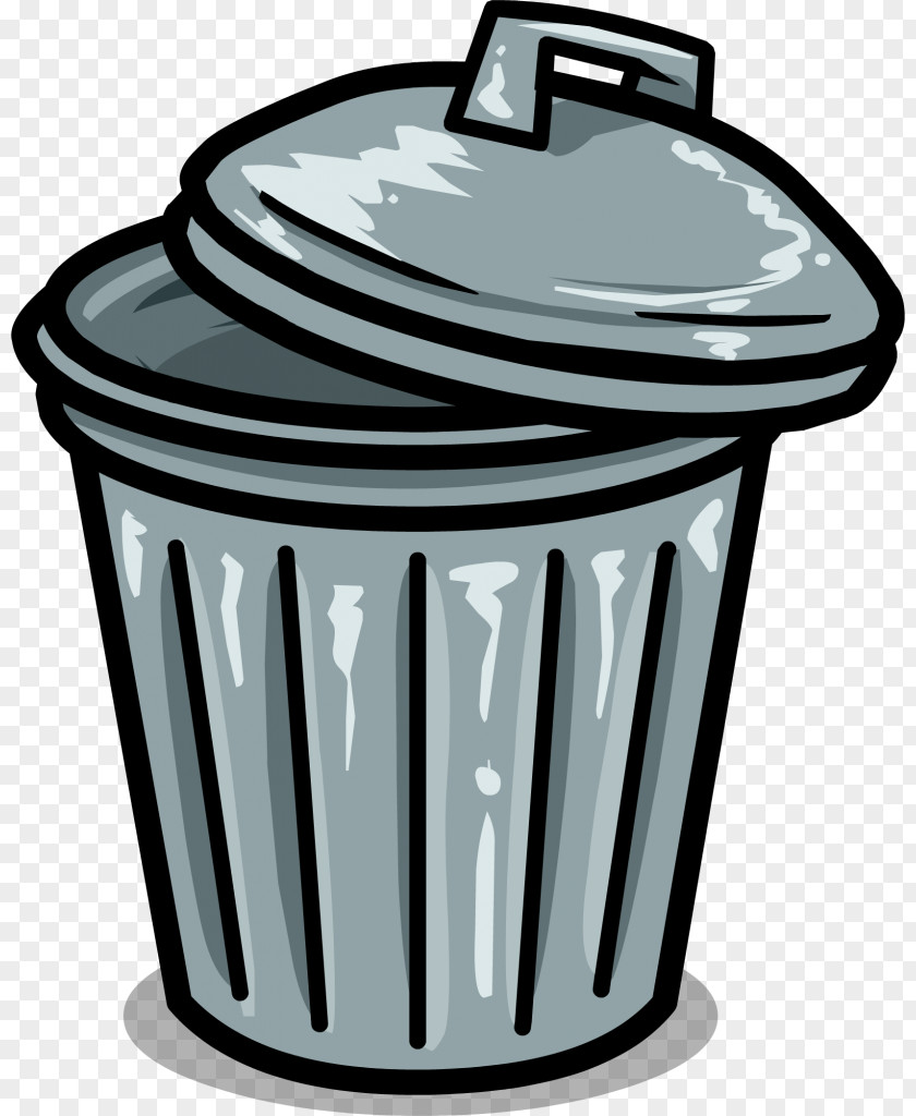 Trash Can Transparent Clip Art Rubbish Bins & Waste Paper Baskets Openclipart Image PNG