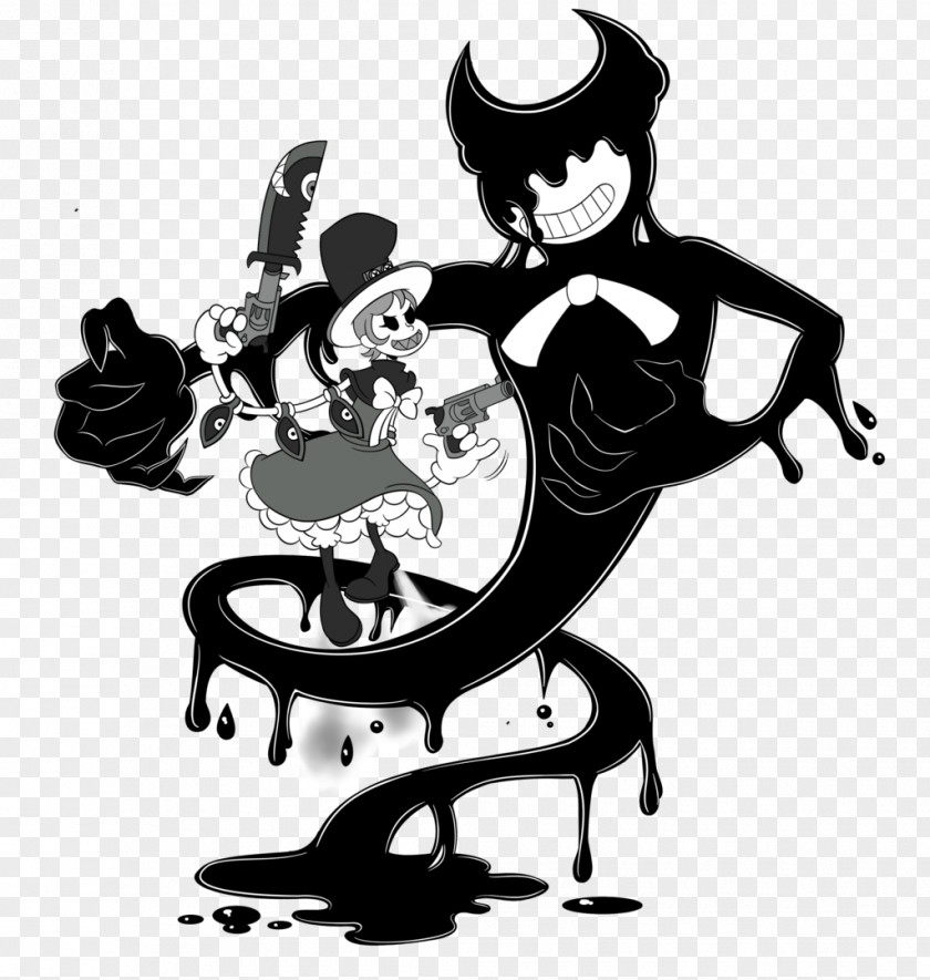 Bendy And The Ink Machine Cuphead Skullgirls Betty Boop T-shirt PNG
