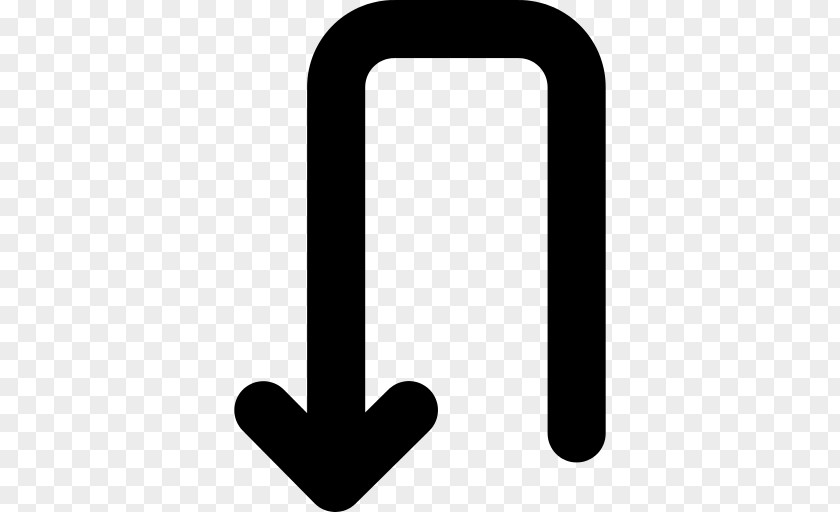 Down Arrow File Rectangle Curve PNG