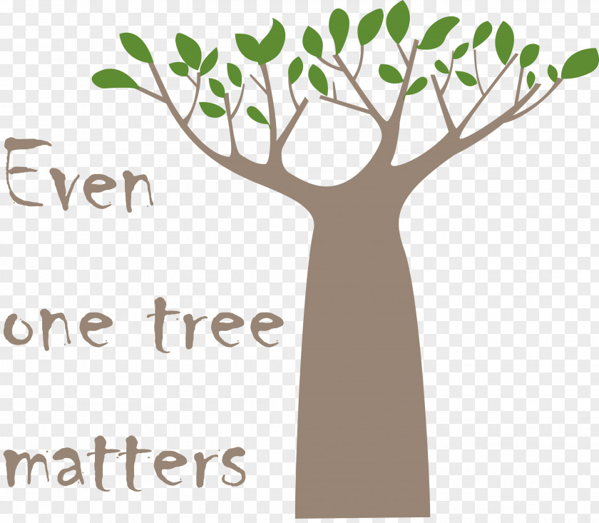 Even One Tree Matters Arbor Day PNG