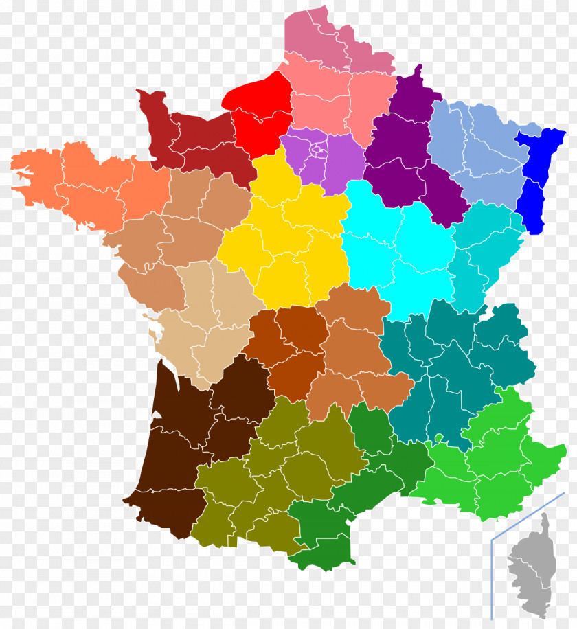 Map Regions Of France Metropolitan French Regional Elections, 2015 Agen PNG