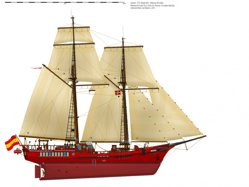 Sailing Ship Tall Schooner PNG