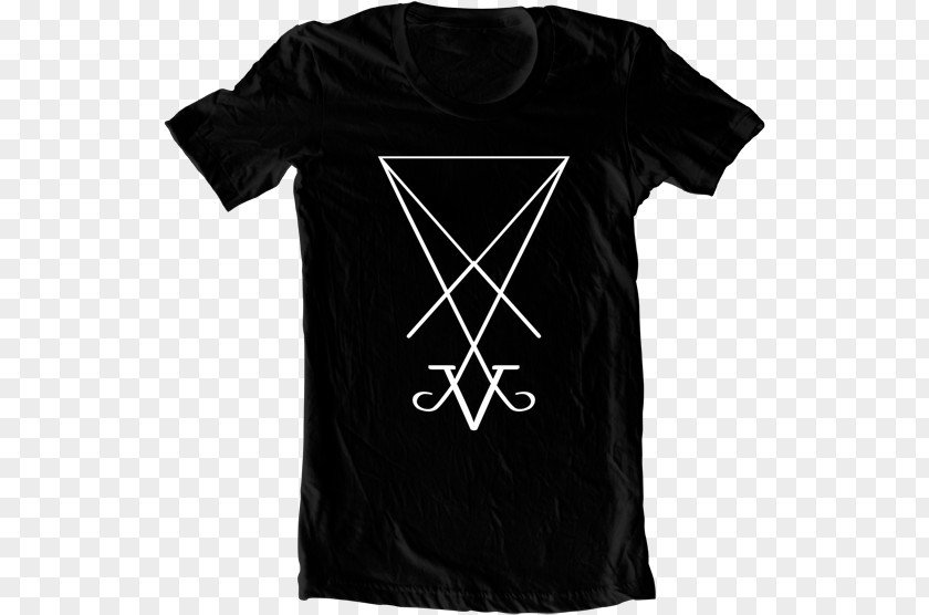 T-shirt Sigilo De Lucifer Church Of Satan PNG