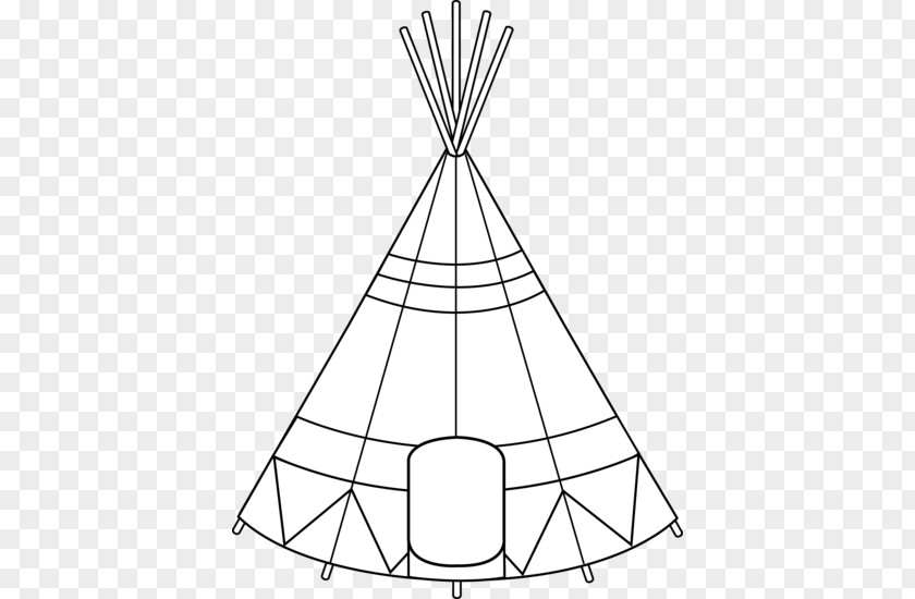 Tent Outline Cliparts Tipi Native Americans In The United States Clip Art PNG