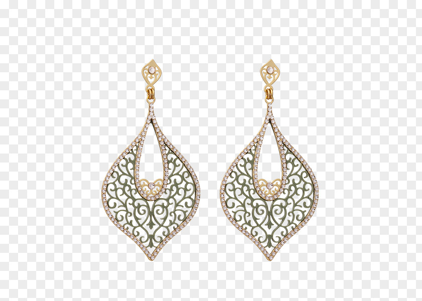 Oriental Earring Jewellery Gemstone Gold Bijou PNG