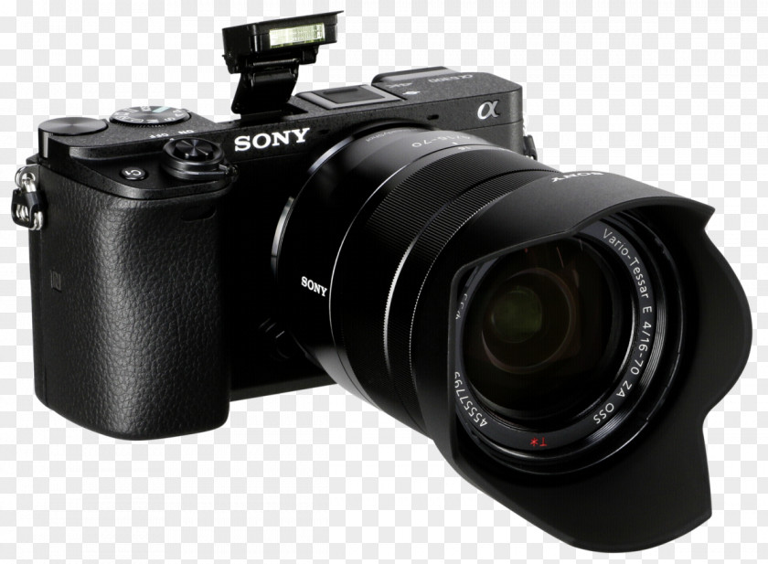 Camera Lens Digital SLR Sony α6000 Mirrorless Interchangeable-lens α6500 PNG