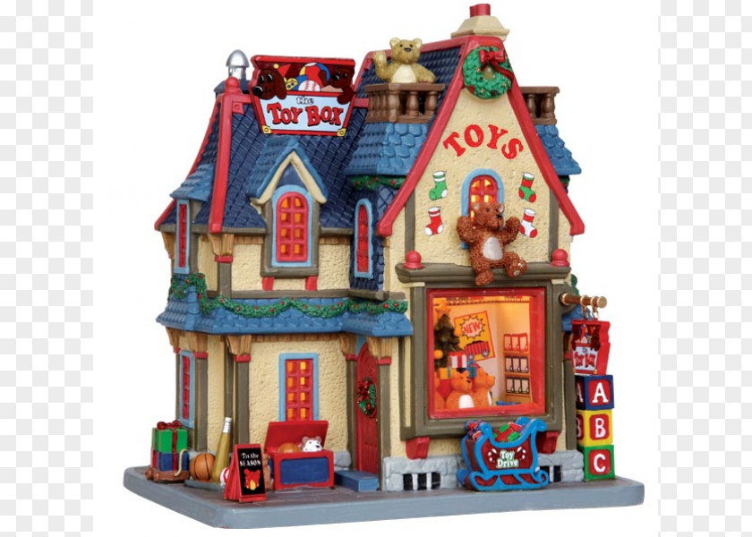Toy Christmas Village Ornament Shop PNG