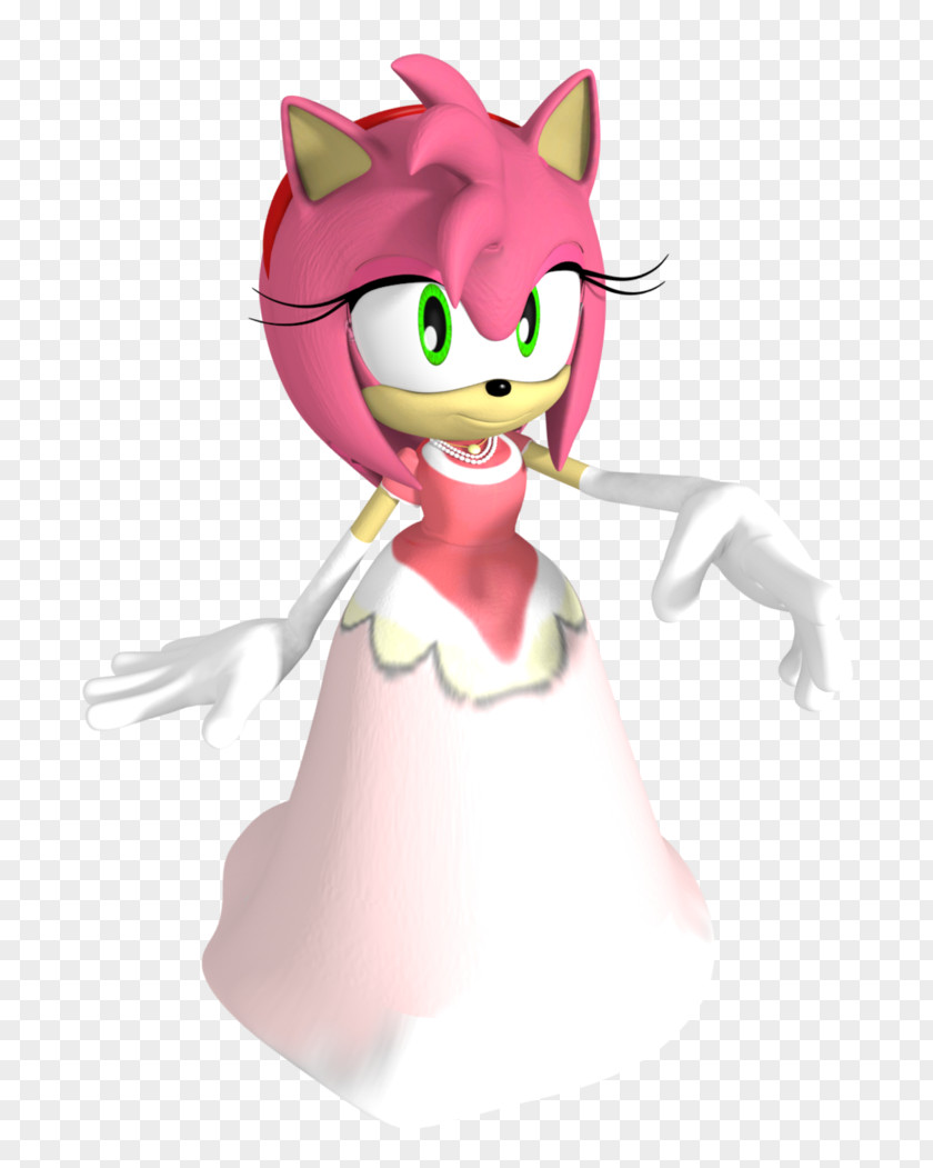 Wear A Wedding Dress Amy Rose Ariciul Sonic Adventure & Knuckles Riders PNG