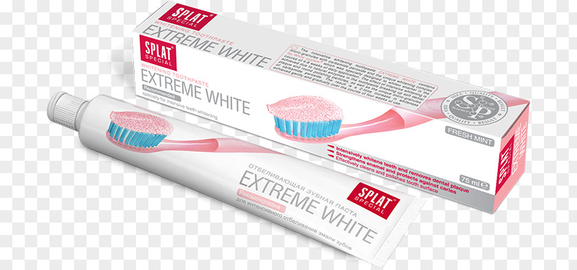 White Splat Toothpaste Splat-Cosmetica Tooth Whitening Mouthwash PNG