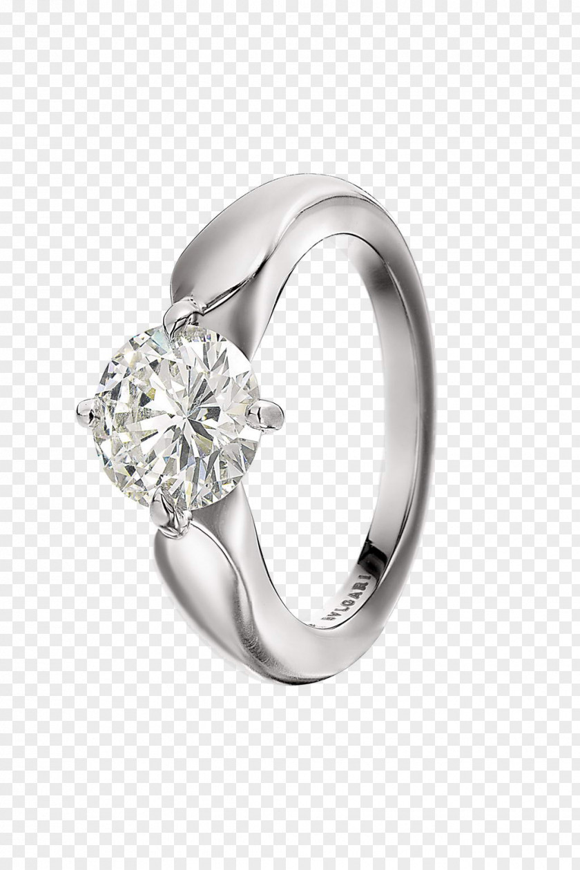 Beautiful Diamond Ring Sales Promotional Material Bulgari Engagement Bride Wedding PNG