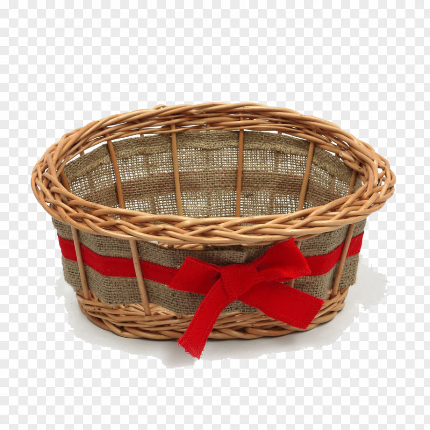 Empty Easter Basket Transparent Gift Hamper PNG
