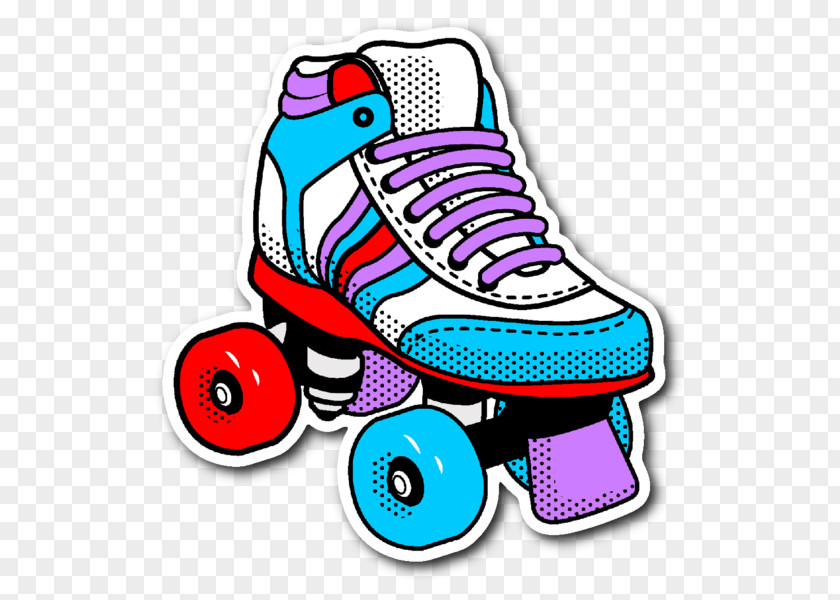 Roller Skates Skateboarding Skating T-shirt PNG