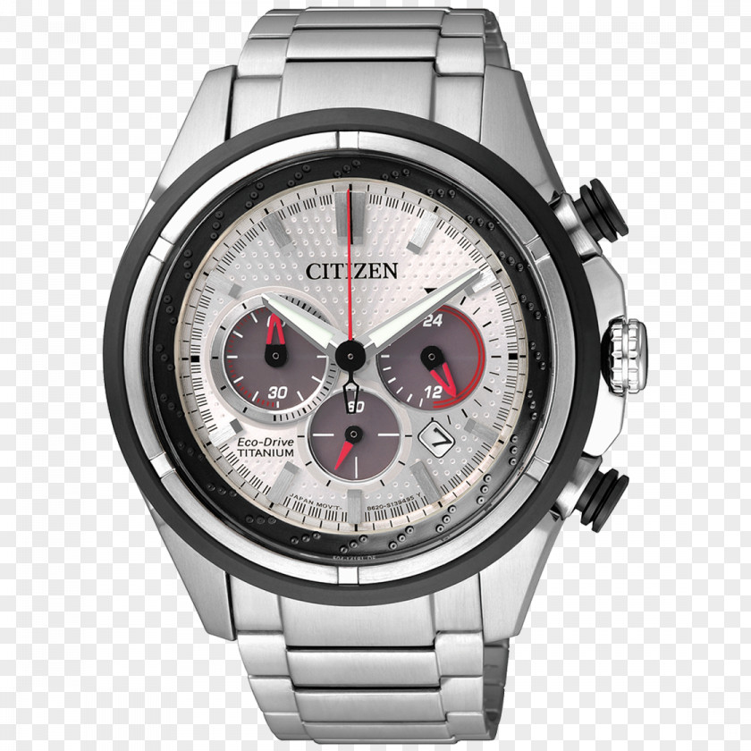 Watch Eco-Drive Chronograph Citizen Holdings Automatic Quartz PNG