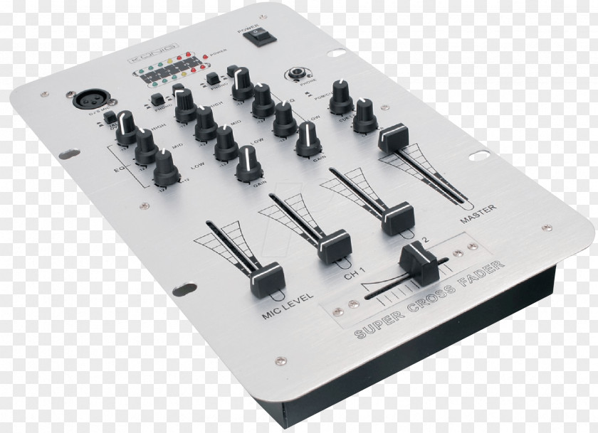 Dj Mixer Microphone Audio Mixers Konig DJ 2-Channel Equalization PNG
