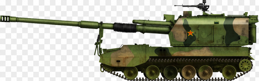 Tank Self-propelled Artillery Gun PLZ-05 Military PNG