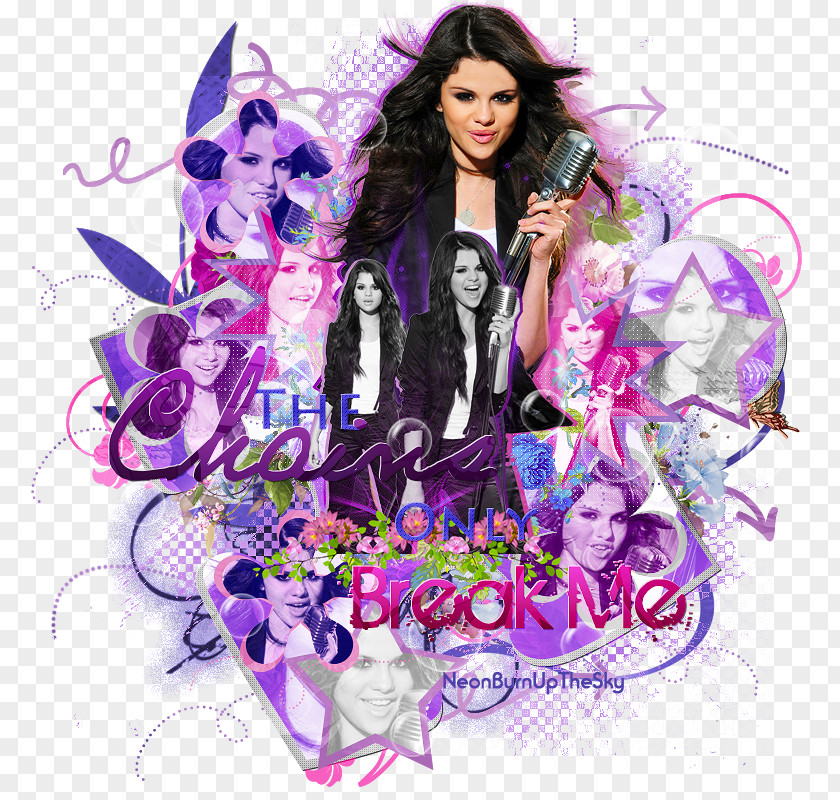Breaking Chain Album Cover Black Hair Photomontage Font PNG