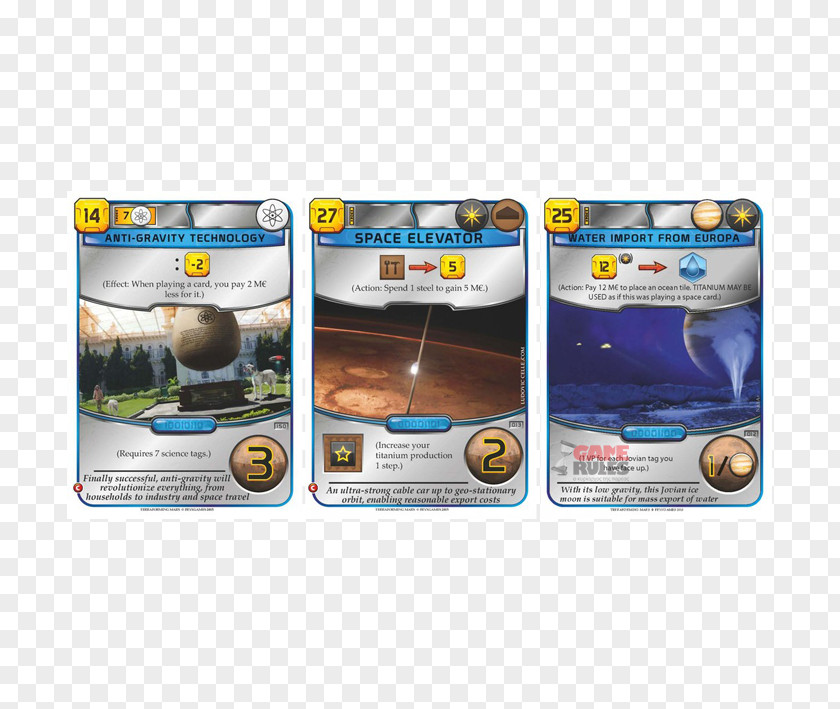 Card Game Terraforming Mars Board PNG