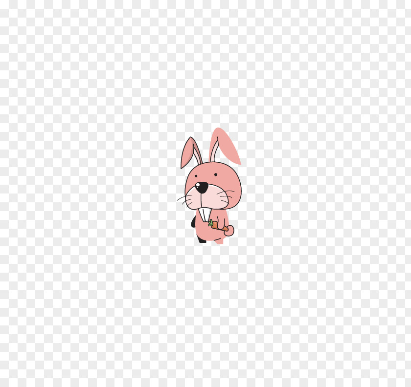 Cute Bunny Rabbit Cartoon Textile Illustration PNG