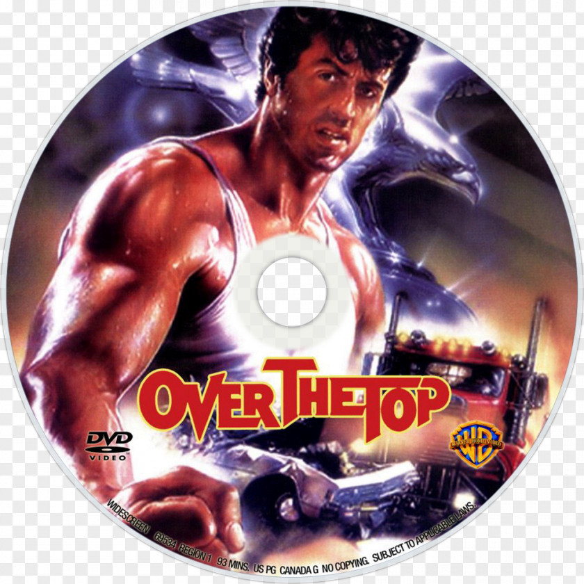 Dvd Cover Sylvester Stallone Over The Top Action Film DVD PNG