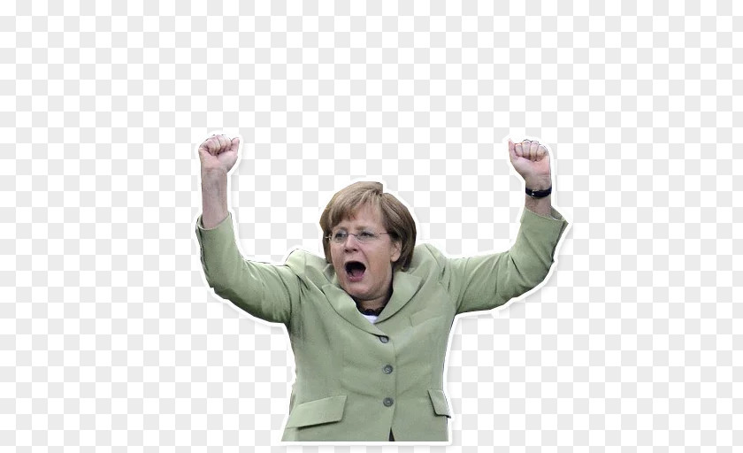 Merkel Angela Sticker Telegram Politician PNG
