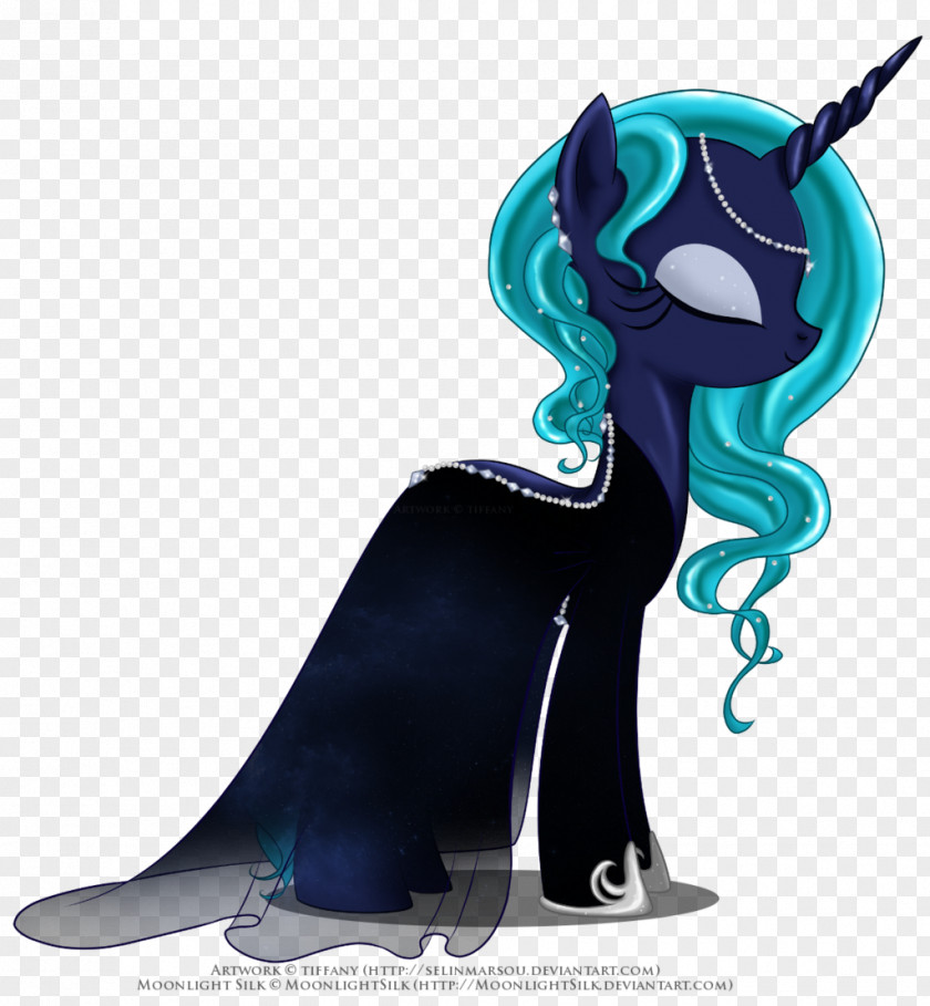 Moon Light My Little Pony Dress Equestria Gown PNG