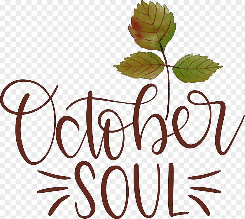 October Soul October PNG