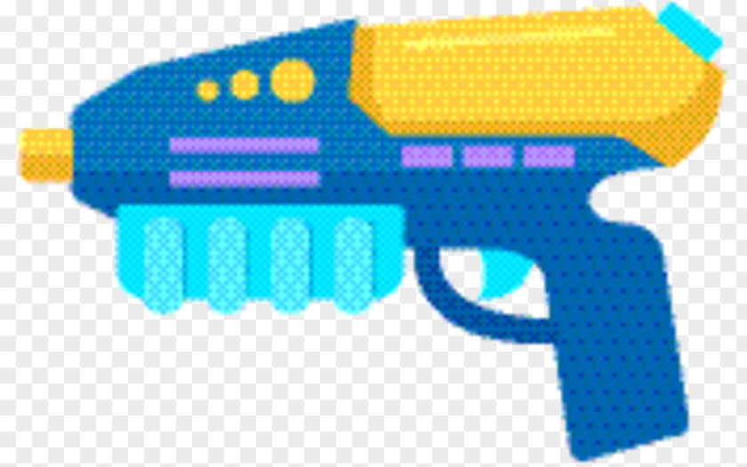 Laser Guns Electric Blue Gun Cartoon PNG