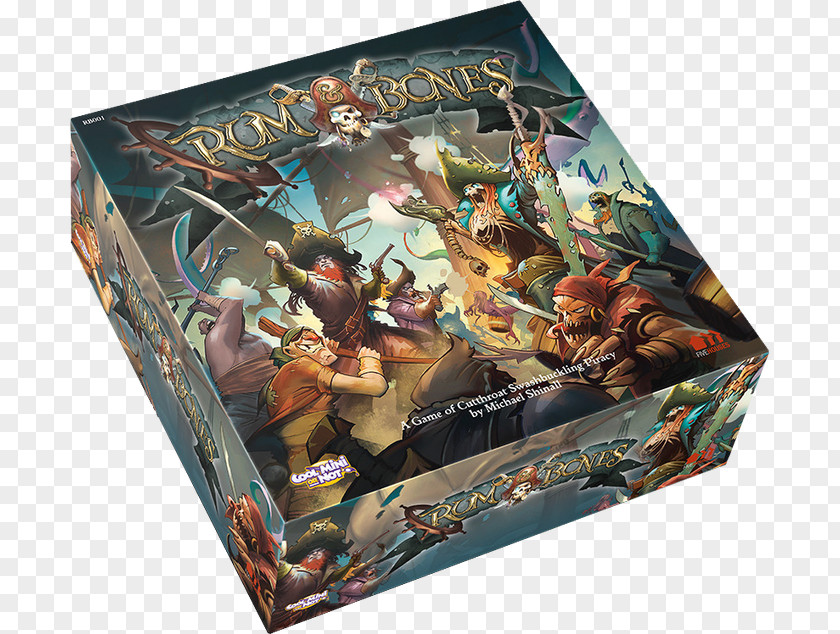 Pirate Rum Board Game CMON Limited Bone PNG