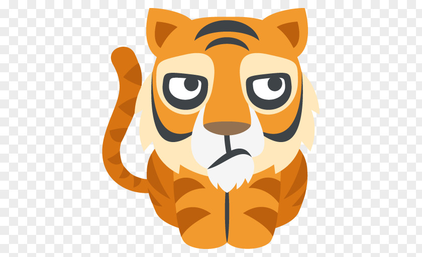 Tanabata Vector Tiger Emoji Lion Text Messaging Emoticon PNG