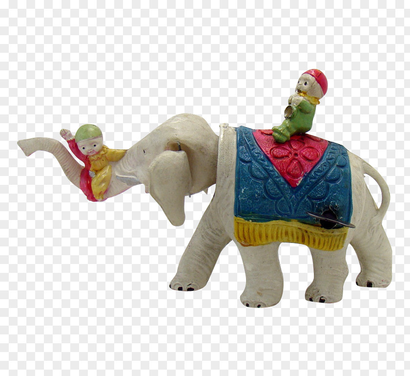 TOY ELEPHANT Wind-up Toy Collectable Indian Elephant Clockwork PNG