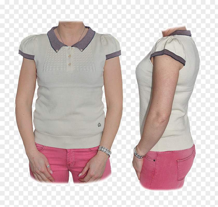 Tshirt Sleeve T-shirt Shoulder Pink M Product PNG