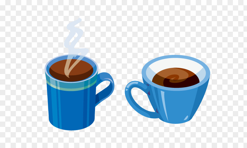 Vector Coffee Cup Cappuccino Cafe Breakfast PNG