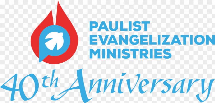 40 Anniversary Paulist Evangelization Ministries Logo Catholic Catechesis Evangelism PNG