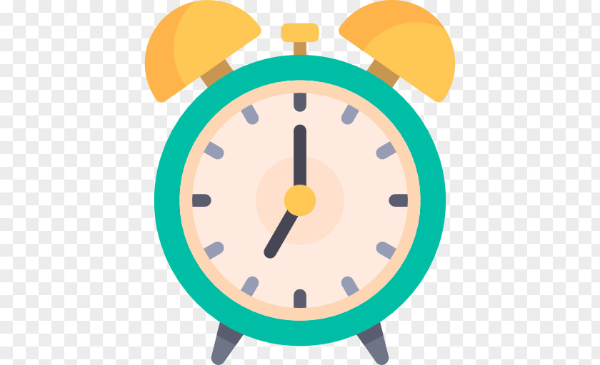 Cartoon Alarm Clock Time PNG